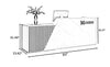 Modern Office Furniture Reception Desk