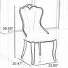 European 6-Piece Furnished Leather Dining Chairs