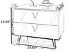 Set Of 2 Modern Design Wooden Night Stand