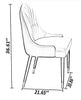 Elegance Designed Leather Dining Chair Set