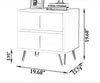 Set Of 2 Bedside Wooden Night Stand