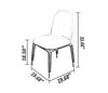 Round Shaped Marble Dining Table Set