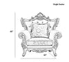 Button Tufted European Design Leather Sofa