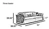 Modern Design Luxurious Leather Sofa Set