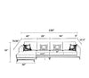 Modern Luxurious Splendid Leather Sectional Sofa