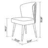 Urban Glossy Marble-Top Dining Table Set
