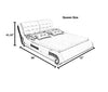 Stylish Luxurious Aesthetic Soft Leather Bed