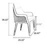 Set of 6 Versatile Leather Dining Chairs