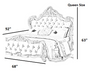 European Design Leather Upholstery Bed / Lixra