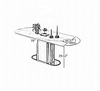 Sumptuous Marble Dining Table Set With 6 Chairs