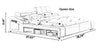 Ultimate Smart Multi-functional Leather Bed