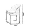Shine Finish Marble-Top Dining Table Set / Lixra