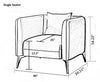 3-Piece Interior Leather Sofa Set / Lixra