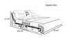 Modern Multi-Functional Leather Bed