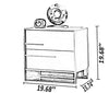 Set Of 2 Modern Wooden Night Stand