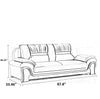 1+2+3 Seater Delightful Cozy Leather Sofa Set / Lixra