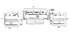 Luxury Design Leather Upholstery Sofa Set / Lixra