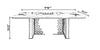 Shine Finish Marble-Top Dining Table Set / Lixra