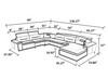 Trending Newly Designed Leather Sectional Sofa Set / Lixra