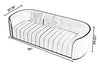 2-Pcs Best Modern Fabric Sofa-Set