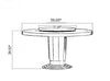 Radiant White Round Dining Table Set