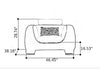 Modish And Endearing Leather Sectional Sofa