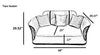 Modern Design Luxurious Leather Sofa Set