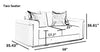 Modern Luxurious Leather Sofa Set / Lixra
