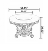Round Marble European Dining Table-Set