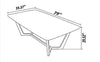 Nordic Light Marble Dining Table Set