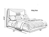 Luxurious Style Exquisite Designed Leather Bed