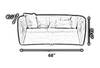 3-2-1 Seater Fabric Sofa Set