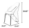 Modern Design Fabric Upholstery Dining Chair / Lixra