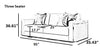 Modern Luxurious Leather Sofa Set