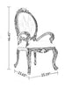 Set Of 4 Lavishing Look Dining Chairs  / Lixra