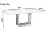 Sophisticated Designed Marble Dining Table