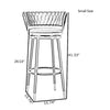 Set Of 3 Rotatable High Raised Bar Stool