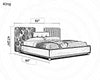 Lavish Design Splendacious Leather Bed / Lixra