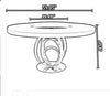Complementary Marble Round Dining Table Set