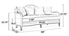 Liville Velvet Floral European Sofa Set