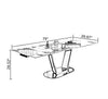 Italian Elegance Expandable Dining Table