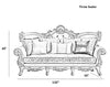 Button Tufted European Design Leather Sofa