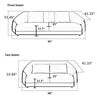 Modern Leather Sofa Set for Living Room