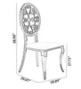 Set Of 4 Stainless Steel Dining Chair