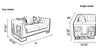 Luxurious Mexican Leather Sofa Set
