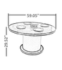 European Style wooden Dining Table Set