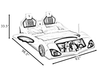 Trendy Car-Shaped Children's Bed