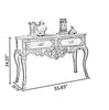 Handcrafted European Luxurious Accent Table with Storage