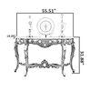 European Luxurious Wooden Accent Table