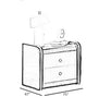 Modern Wooden Style Leather Kids Bed / Lixra